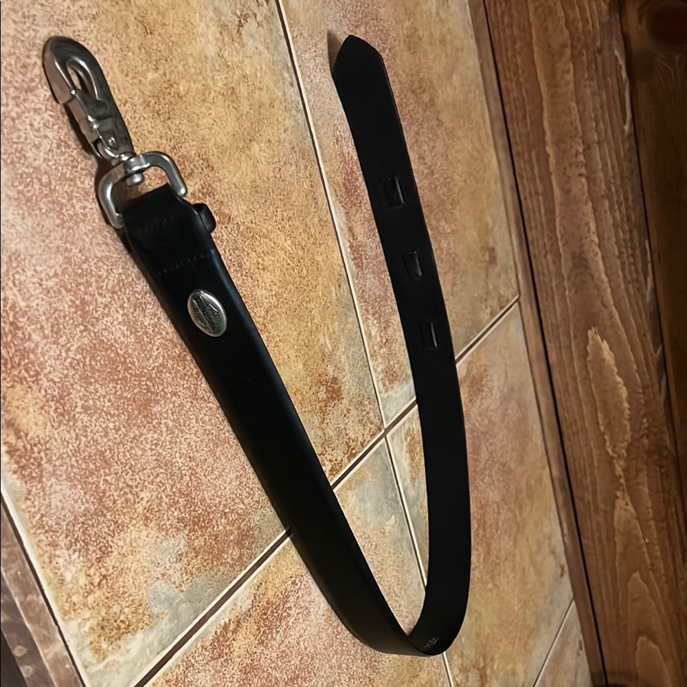 Harley Davidson black leather belt